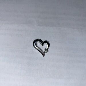 Pandora Heart Pendant Necklace Sterling Silver 925